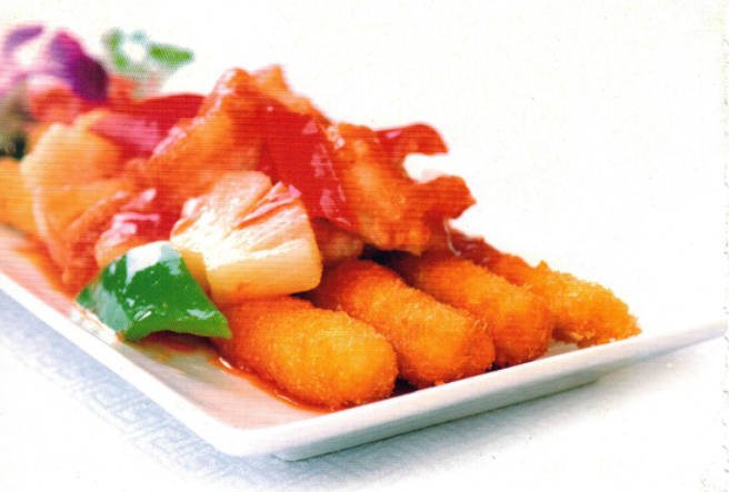 "Gulou" Camarones con Puré de Papa