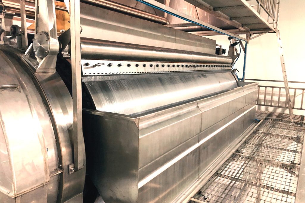 equipo de producción de hojuelas de papa - trituradora